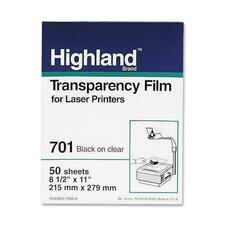 3M 701 Highland Laser Printer Transparencies