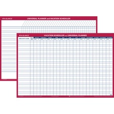At A Glance Plan A Month Erasable Wall Scheduler