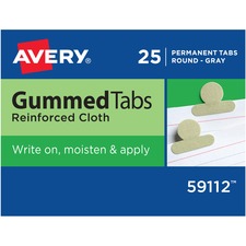Avery Gummed Round Index Tabs