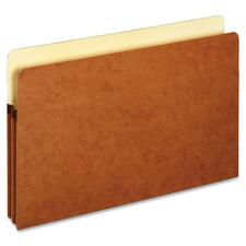 Globe Weis Mylar Gusset Red Rope File Pockets