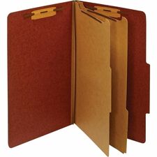 Globe Weis Legal Classification Folders w Dividers