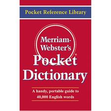Merriam Webster s Pocket Dictionary