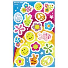 Trend Rockin Retro Foil Bright Stickers