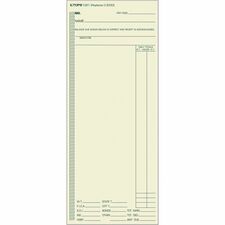 Tops 1 Sided Weekly Time Cards