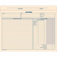 Tops Job Folder File Jacket