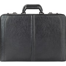 US Luggage Leather Expandable Computer Attache