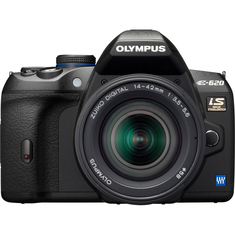 Olympus E-620 12.3 Megapixel Digital SLR Camera (Body with Lens Kit) - 14 mm-42 mm (Lens 1), 40 mm-150 mm (Lens 2) Olympus E-620 12.3 Megapixel Digital SLR Camera (Body with Lens Kit) - 14 mm-42 mm (Lens 1), 40 mm-150 mm (Lens 2)
