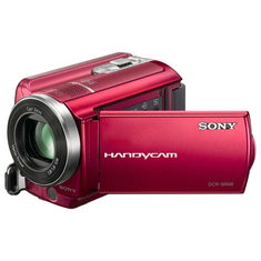 Sony Handycam DCR-SR68 Digital Camcorder - 2.7" LCD - Touchscreen - CCD - Red