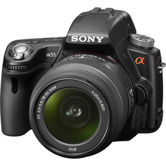 Sony alpha SLT-A55V 16.2 Megapixel Mirrorless Camera (Body with Lens Kit) - 18 mm-55 mm Sony alpha SLT-A55V 16.2 Megapixel Mirrorless Camera (Body with Lens Kit) - 18 mm-55 mm