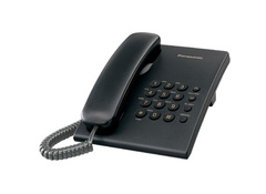 Panasonic-KX-TS500B (Black)Cordless phone-image