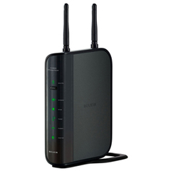 Belkin - F5D9231-4 G+ MIMO Wireless Router - 4 x 10/100Base-TX LAN, 1 x 10/100Base-TX DSL/Cable Modem WAN - IEEE 802.11b/g - 54Mbps photo