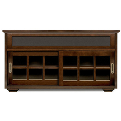 Bell'O European A/V Cabinet - Wood - Brown