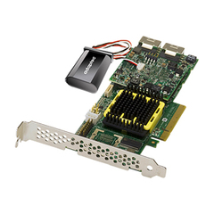 Adaptec MaxIQ 5805ZQ SAS RAID Controller - Serial ATA/300, Serial Attached SCSI - PCI Express x8 - Plug-in Card - 0, 1, 1E, 5, 5EE, 6, 10, 50, 60, JBOD RAID Lev