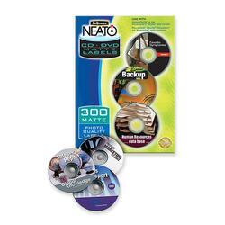 Fellowes Neato Matte CD/DVD Labels (Count-300)