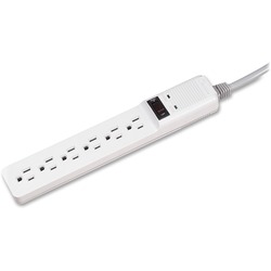 Fellowes Surge Protector 6-Outlets, 230 Joules