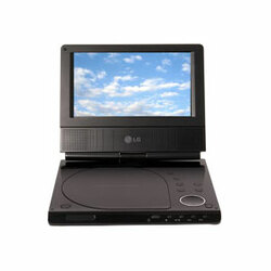 LG Portable Multi-format Swivel Screen DVD Player (Refurbished)
