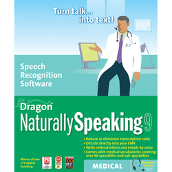 Nuance Dragon NaturallySpeaking v.9.0 Medical Upgrade