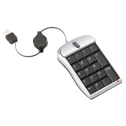 LX451 OPTICAL TRAVEL MOUSE WITHACCSNUMERIC KEYPAD USB SCROLL