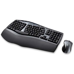 USB PS2 CORDLESS DESKTOP       WRLSCOMFORT LASER ERGO KEYB & MOUSE BLK