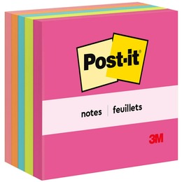 Post-it Notes in Neon Colors (Price Per Pack) 654-5PK