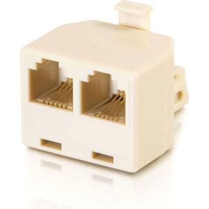 Cables To Go RJ11 4-pin Modular T-Adapter