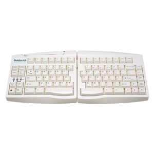 Goldtouch Ergonomic Keyboard USB w/PS2 Adapter Putty by Ergoguys