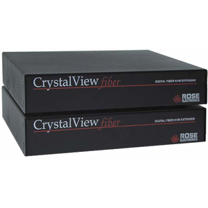 Rose Electronics CrystalView Fiber VGA-PS/2 Singlemode Digital KVM Extender