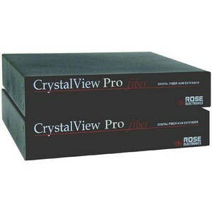 Rose Electronics CrystalView Pro Fiber DVI-USB Multimode KVM Extender