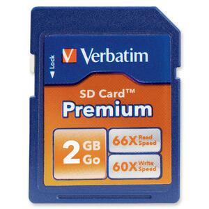 Verbatim 2GB Premium Secure Digital Card - 66x