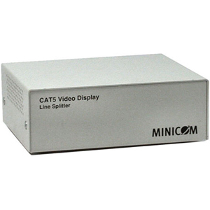 Minicom 8-Port Cat5 Video Display Line Splitter