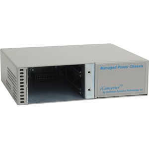 Omnitron iConverter 2-Module Managed Power Chassis