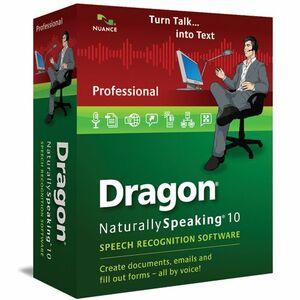 Nuance Dragon NaturallySpeaking v.10.0 Professional with Noise-canceling headset microphone - 1 User
