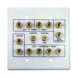 SCP 129-WHT 6.2 Home Theater Faceplate