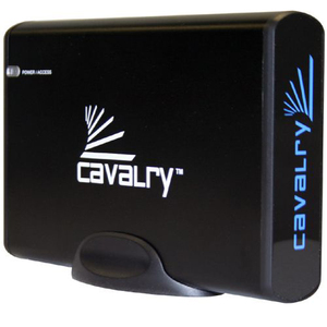 Cavalry CAUM37320 320 GB External Hard Drive - Retail - Black