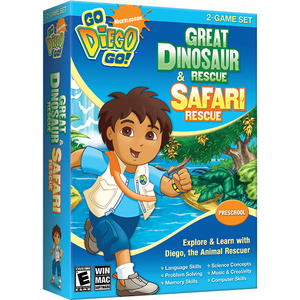 Nova Go Diego Go! Great Dinosaur Rescue & Safari Rescue 2-Game Set