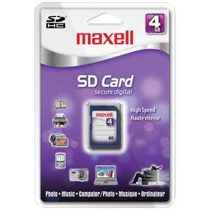 Maxell SD-104 4 GB Secure Digital High Capacity (SDHC)
