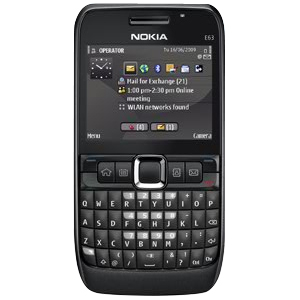 Nokia E63 Smartphone - Bar - Black