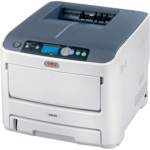 Oki C610N LED Printer - Color - Plain Paper Print - Desktop