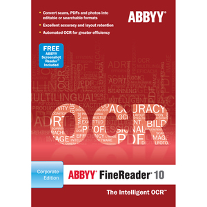 Abbyy FineReader v.10.0 Corporate Edition - License - 1 User