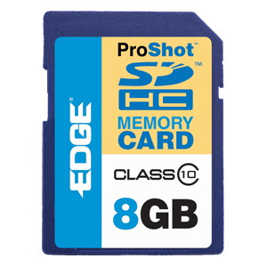 EDGE ProShot EDGDM-225766-PE 8 GB Secure Digital High Capacity (SDHC)