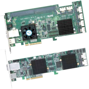 Areca ARC-1680IXL-12 SAS RAID Controller - Serial ATA/300, Serial Attached SCSI - PCI Express x8 - Plug-in Card