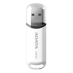 Adata C906 4 GB Flash Drive - White