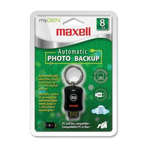 Maxell 8GB myGEN Photo Backup USB 2.0 Flash Drive