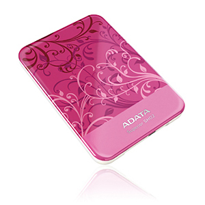 Adata Superior SH02 500 GB External Hard Drive - Pink