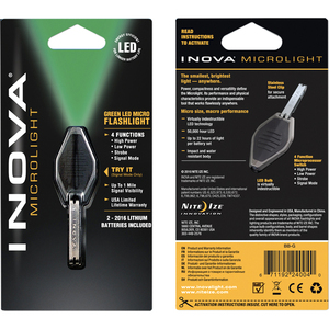 INOVA Microlight BB-G Keychain Light