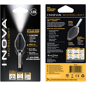 INOVA Microlight BB-W Keychain Light