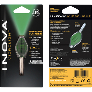 INOVA Microlight CB-G Keychain Light