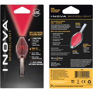 INOVA Microlight CB-R Keychain Light