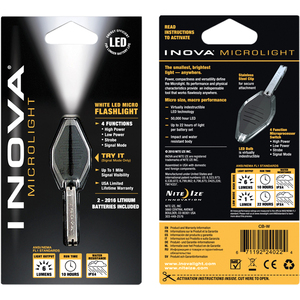 INOVA Microlight CB-W Keychain Light