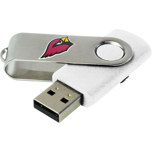 Centon DataStick Swivel NFL Arizona Cardinals 1 GB Flash Drive - White